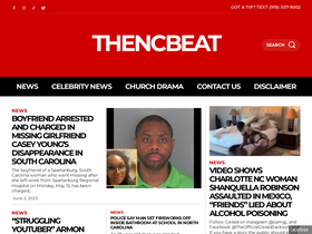 'thencbeat.com' screenshot