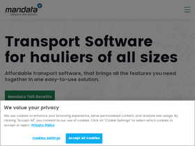 'mandata.co.uk' screenshot