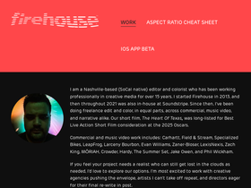 'wearethefirehouse.com' screenshot