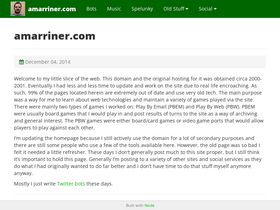 'amarriner.com' screenshot