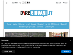 'diregiovani.it' screenshot