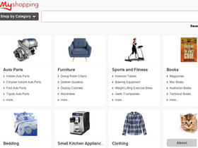 'myshopping.com.au' screenshot