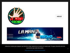 'lamanotecno.com' screenshot