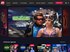 'sunnxt.com' screenshot