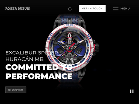 'rogerdubuis.com' screenshot