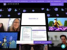 'lavender.ai' screenshot