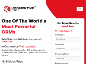 'konnektive.com' screenshot
