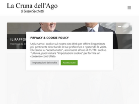 'lacrunadellago.net' screenshot