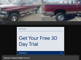 'mopar1973man.com' screenshot