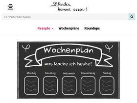 'kinderkommtessen.de' screenshot