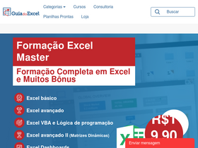 'guiadoexcel.com.br' screenshot