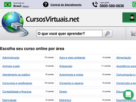'cursosvirtuais.net' screenshot