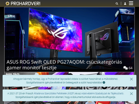 'prohardver.hu' screenshot