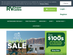 'rvsupercentre.co.nz' screenshot