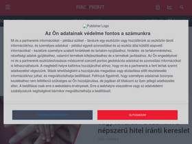 'piacesprofit.hu' screenshot