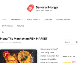 'senaraiharga.com' screenshot