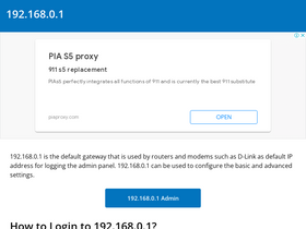 '19216801.one' screenshot