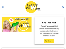 'wearablyweird.com' screenshot