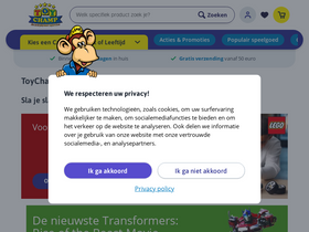 'toychamp.be' screenshot