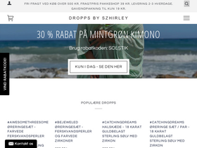 DroppsBySzhirley homepage screenshot