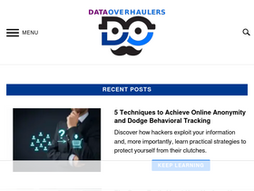 'dataoverhaulers.com' screenshot