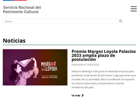 'patrimoniocultural.gob.cl' screenshot