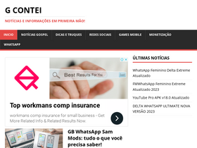'gospelcontei.com.br' screenshot