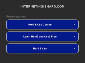 'internetingishard.com' screenshot