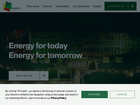 'nnpcgroup.com' screenshot