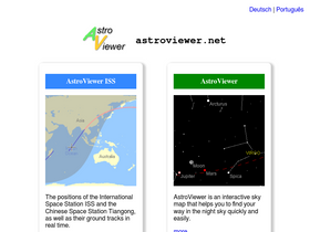 'astroviewer.net' screenshot