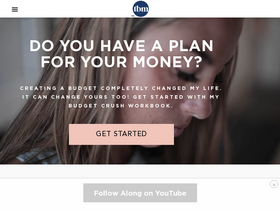 'thebudgetmom.com' screenshot