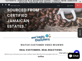 onehappycoffee.com homepage screenshot