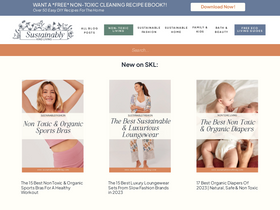 'sustainablykindliving.com' screenshot