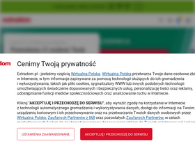 'extradom.pl' screenshot