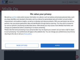 'walkon.com' screenshot