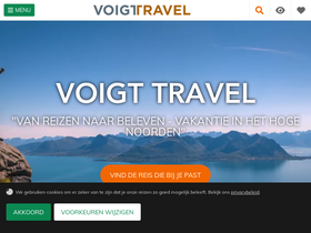'voigt-travel.nl' screenshot