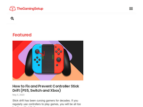 'thegamingsetup.com' screenshot