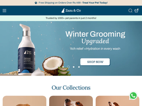 zazuandco.com homepage screenshot