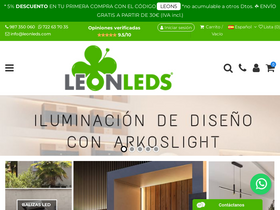 'leonleds.com' screenshot