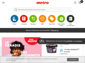 'corpo.metro.ca' screenshot