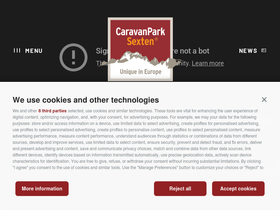 'caravanparksexten.it' screenshot