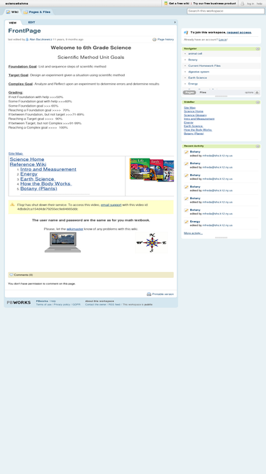 science6shms.pbworks.com