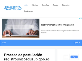 'ecuadortramites.com' screenshot