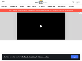 'devocionalescristianos.org' screenshot