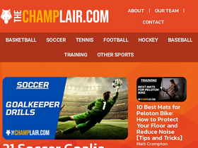 'thechamplair.com' screenshot