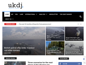 'ukdefencejournal.org.uk' screenshot