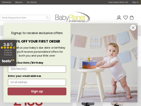 'babyplanetonline.co.uk' screenshot