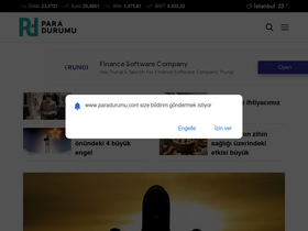 'paradurumu.com' screenshot