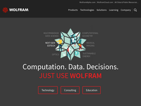 'company.wolfram.com' screenshot