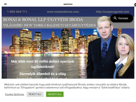 'nepszava.us' screenshot